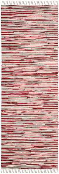 Safavieh Rag Rug Rar129R Red / Multi Area Rug