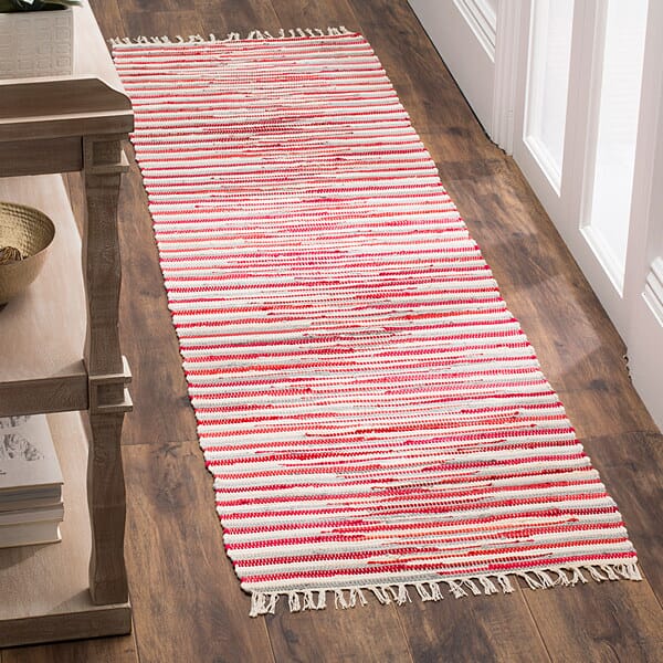 Safavieh Rag Rug Rar129R Red / Multi Area Rug