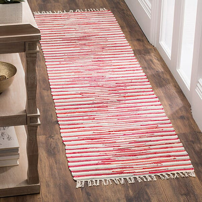 Safavieh Rag Rug Rar129R Red / Multi Area Rug