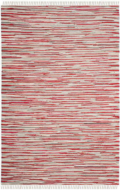 Safavieh Rag Rug Rar129R Red / Multi Area Rug