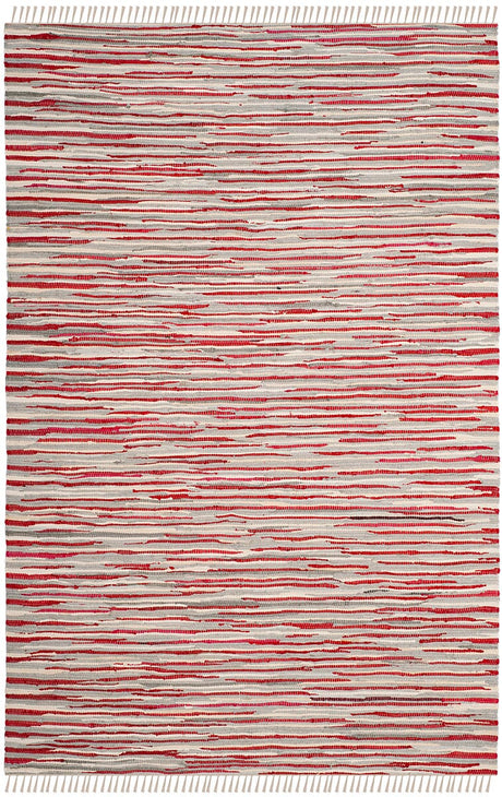 Safavieh Rag Rug Rar129R Red / Multi Rugs.