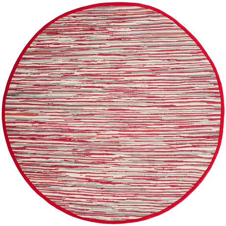 Safavieh Rag Rug Rar129R Red / Multi Rugs.