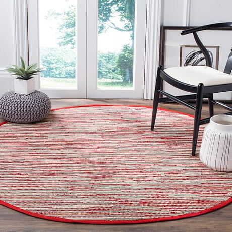 Safavieh Rag Rug Rar129R Red / Multi Rugs.