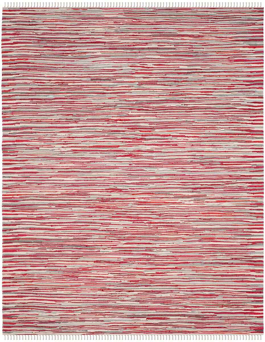 Safavieh Rag Rug Rar129R Red / Multi Area Rug