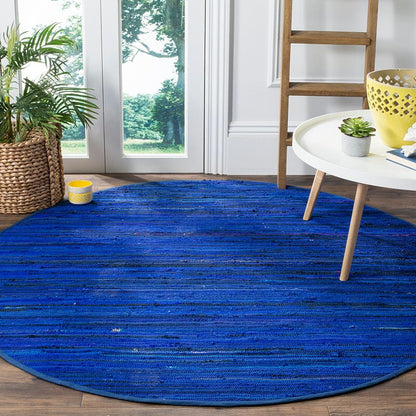 Safavieh Rag Rug Rar130B Blue / Multi Area Rug