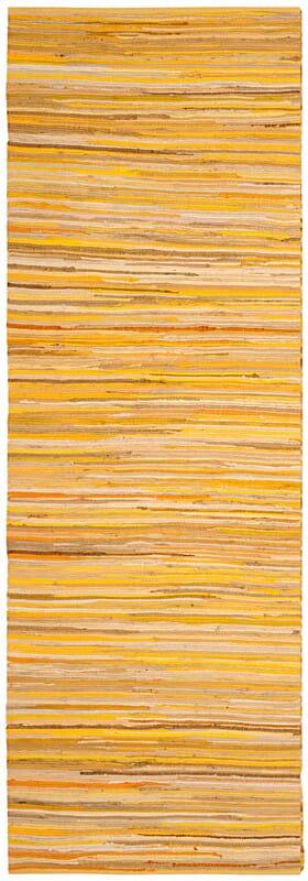 Safavieh Rag Rug Rar130H Yellow / Multi Area Rug