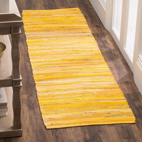 Safavieh Rag Rug Rar130H Yellow / Multi Rugs.