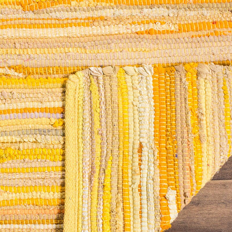 Safavieh Rag Rug Rar130H Yellow / Multi Rugs.