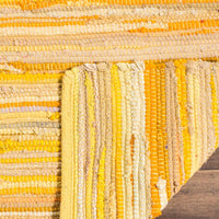 Safavieh Rag Rug Rar130H Yellow / Multi Area Rug