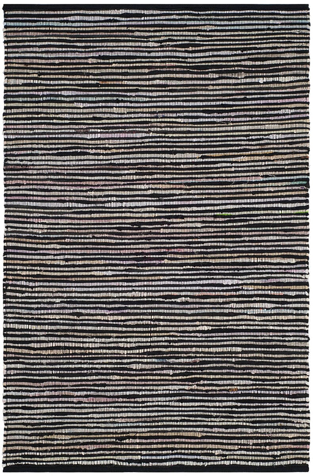 Safavieh Rag Rug Rar130Q Black / Multi Rugs.