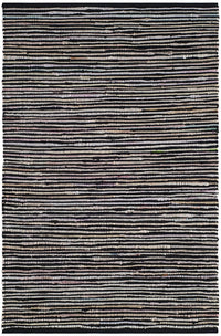 Safavieh Rag Rug Rar130Q Black / Multi Area Rug