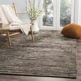 Safavieh Rag Rug Rar130Q Black / Multi Rugs.
