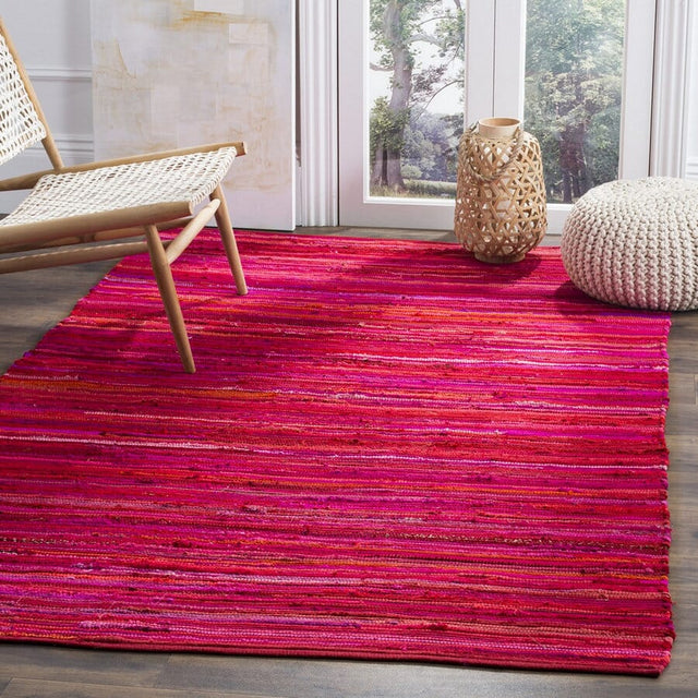 Safavieh Rag Rug Rar130R Red / Multi Area Rug