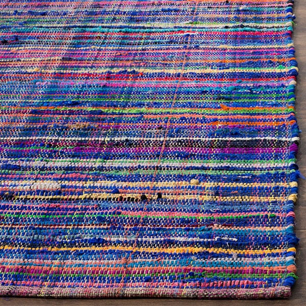 Safavieh Rag Rug Rar240B Blue/Multi Rug.