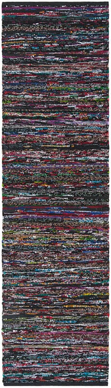 Safavieh Rag Rug Rar250G Black / Red Rugs.
