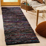 Safavieh Rag Rug Rar250G Black / Red Rugs.