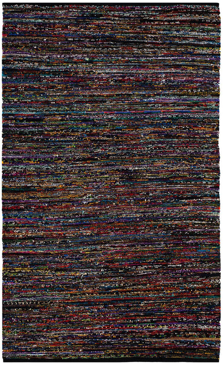 Safavieh Rag Rug Rar250G Black / Red Rugs.