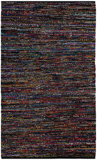 Safavieh Rag Rug Rar250G Black / Red Area Rug