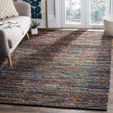 Safavieh Rag Rug Rar250G Black / Red Rugs.