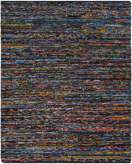 Safavieh Rag Rug Rar250G Black / Red Rugs.