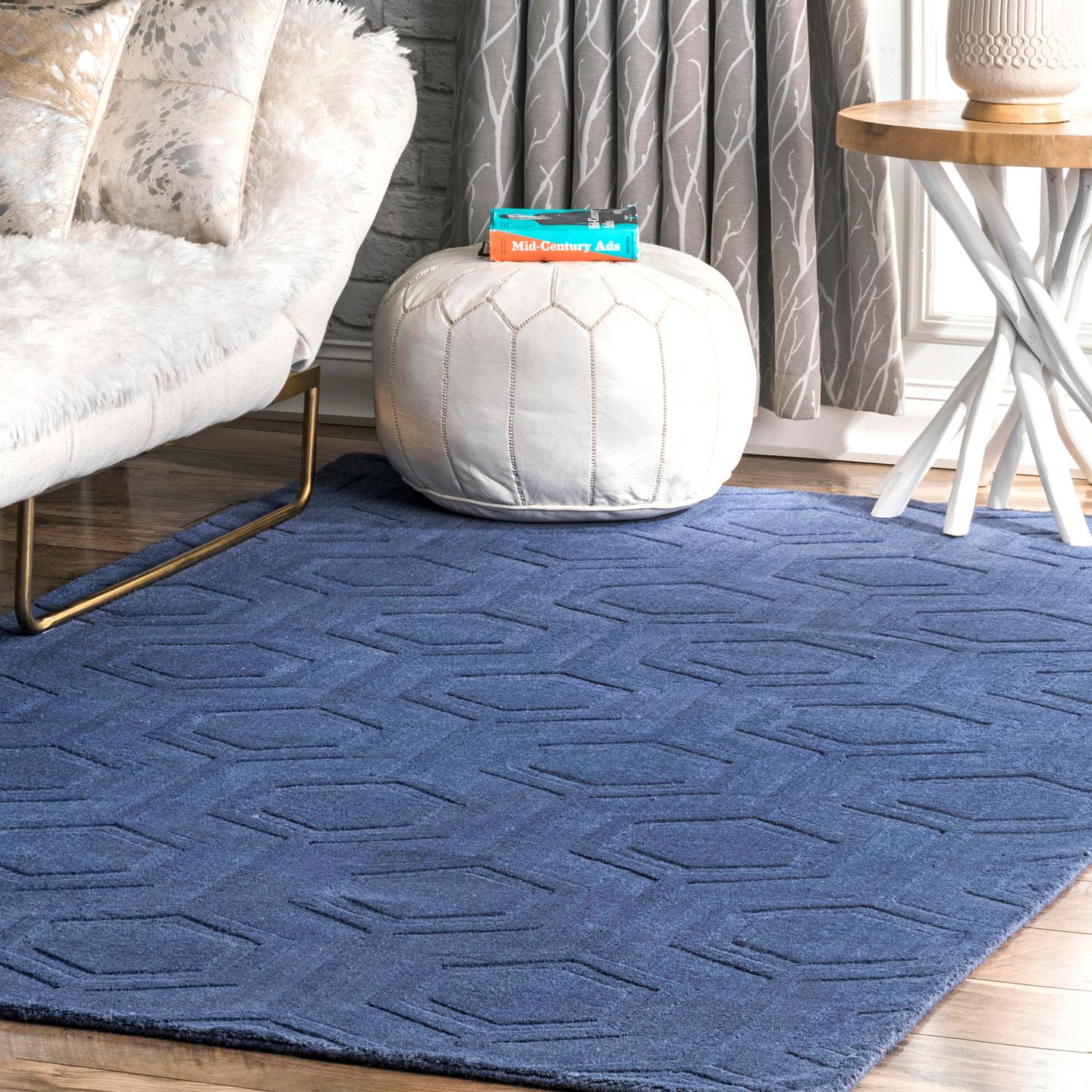 Nuloom Ambrose Nam3071C Navy Area Rug