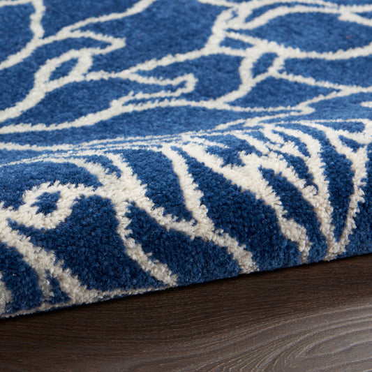 Nourison Passion Psn17 Navy/Ivory Area Rug