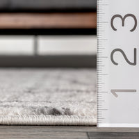 Nuloom Boyce Leaves Nbo1500C Light Gray Area Rug