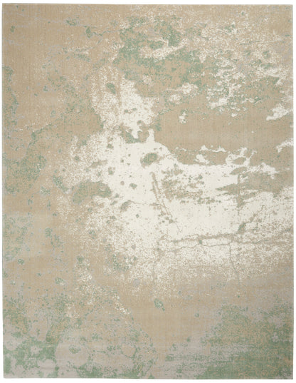 Nourison Twilight Twi06 Ivory Green Area Rug