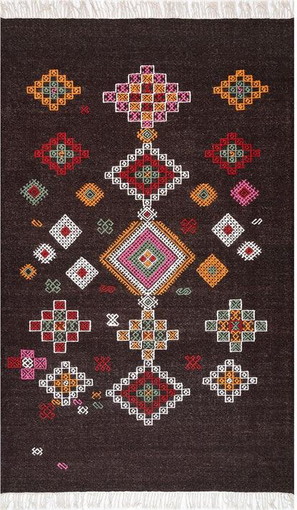 Nuloom Aztec Nakish Naz2709A Brown Area Rug