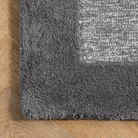 Nuloom Marianne Border Nma2681D Gray Area Rug