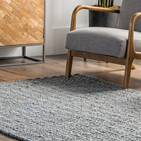 Nuloom Glendora Chevron Ngl3593C Light Blue Area Rug