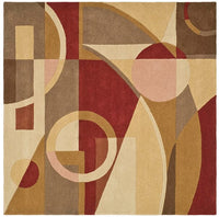 Safavieh Rodeo Drive Rd845A Beige / Multi Geometric Area Rug