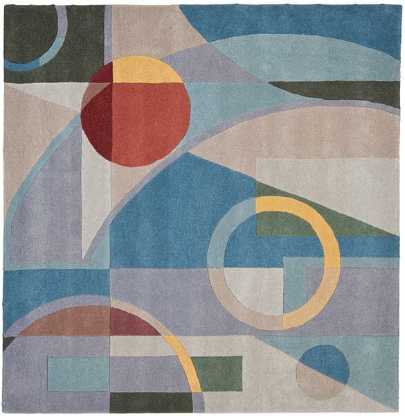 Safavieh Rodeo Drive Rd845B Blue / Multi Geometric Area Rug