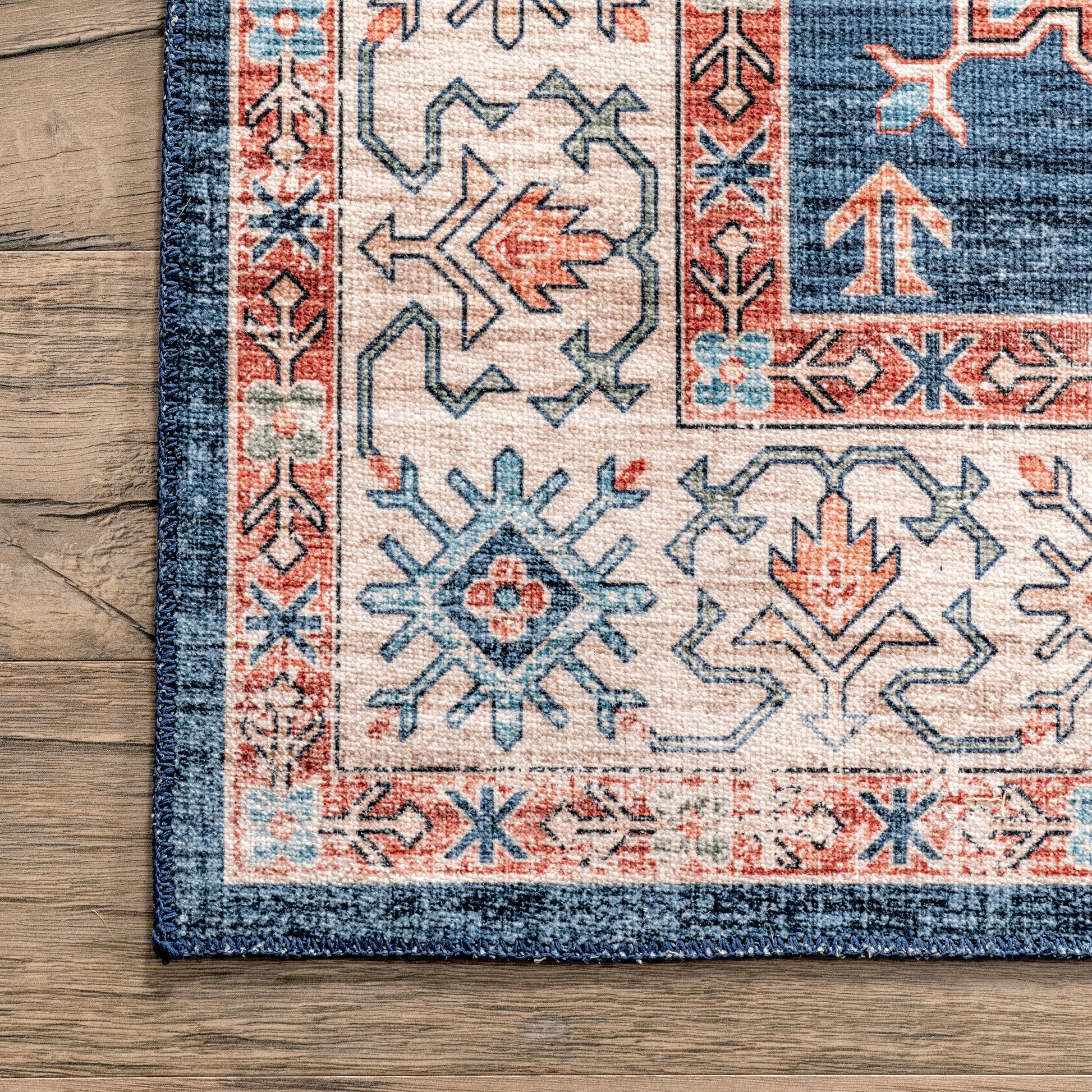 AreaRugs.com Wavaj Nwa1083C Navy Area Rug