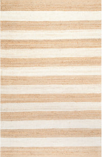 Nuloom Alisia Stripes Nal3503B Off White Area Rug