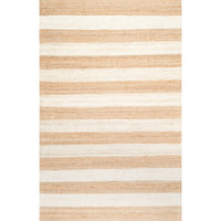 Nuloom Alisia Stripes Nal3503B Off White Area Rug