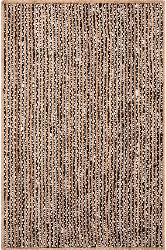 Nuloom Glinda Natural Fiber Ngl3505A Black Area Rug