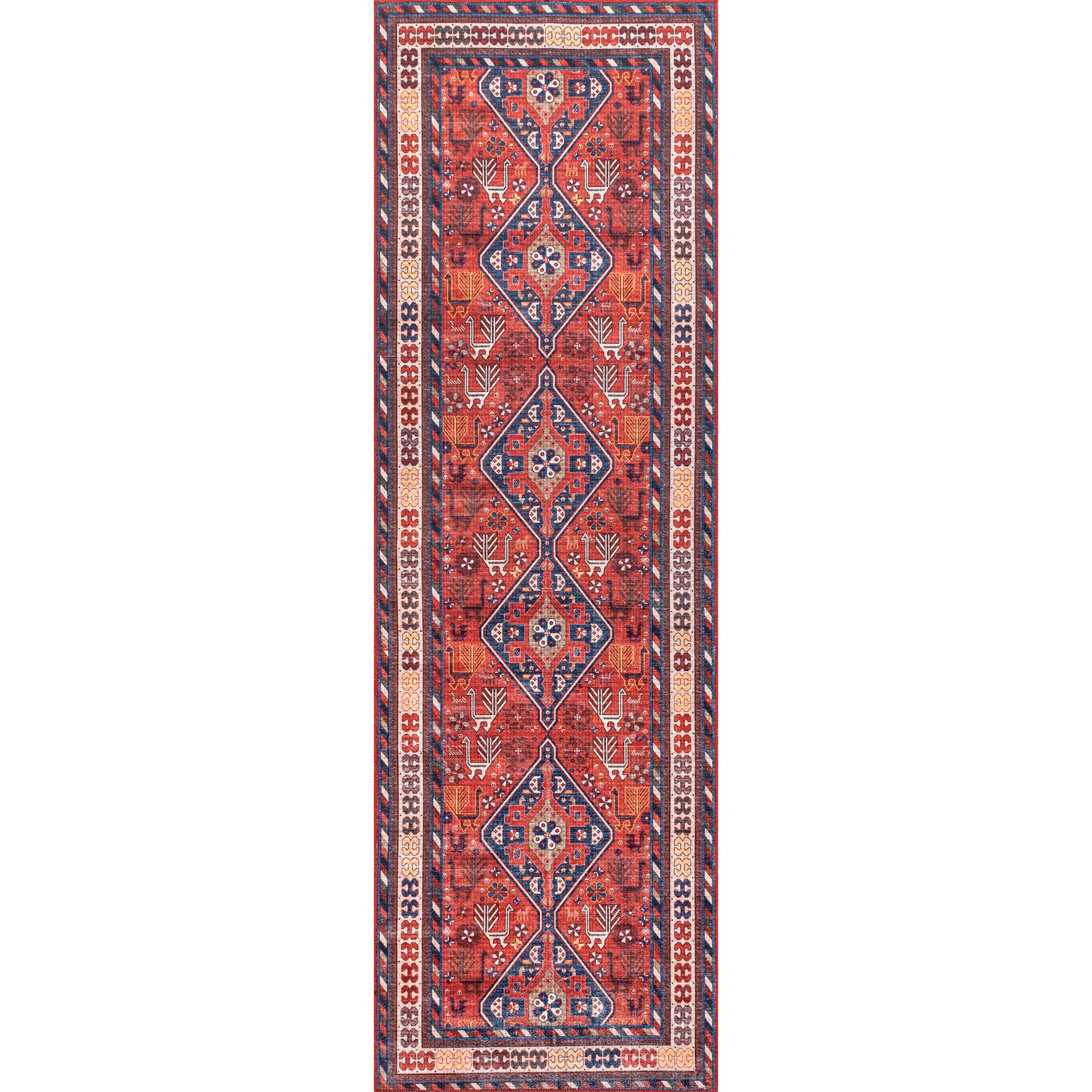 AreaRugs.com Wavaj Nwa1184A Rust Area Rug