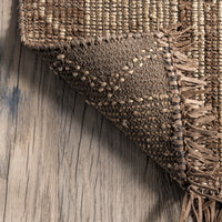 Nuloom Livy And Leather Tribal Nli3574A Natural Area Rug