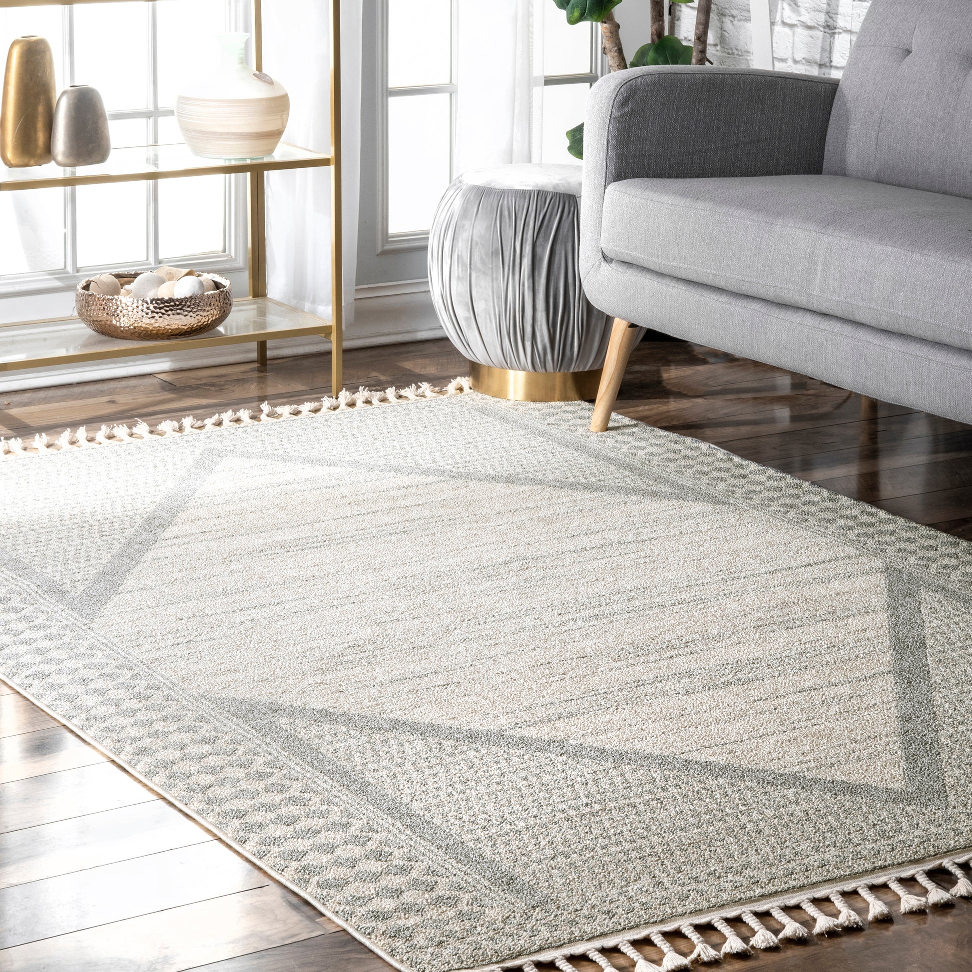 Nuloom Modern Gemma Nmo1341A Beige Area Rug