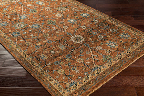 Surya Reign Reg-2301 Dark Brown, Camel, Black, Wheat Rugs.