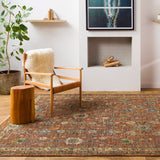 Surya Reign Reg-2301 Dark Brown, Camel, Black, Wheat Rugs.