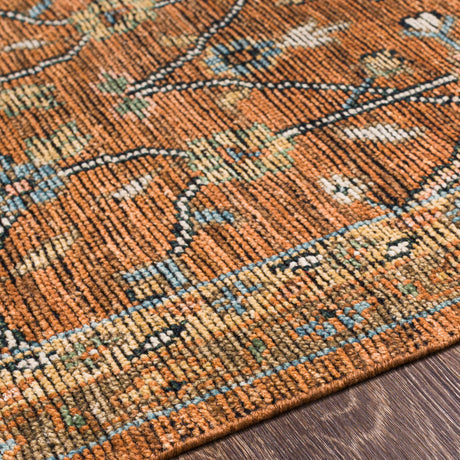 Surya Reign Reg-2301 Dark Brown, Camel, Black, Wheat Rugs.