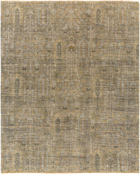 Surya Reign Reg-2302 Sage, Camel, Aqua, Tan Rugs.