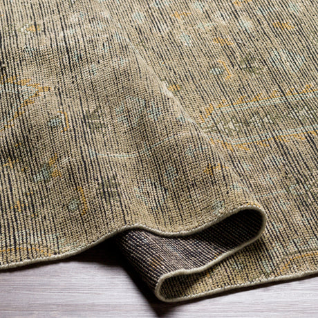 Surya Reign Reg-2302 Sage, Camel, Aqua, Tan Rugs.