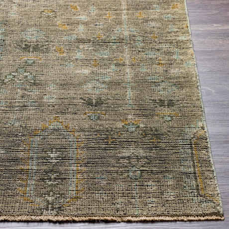 Surya Reign Reg-2302 Sage, Camel, Aqua, Tan Rugs.