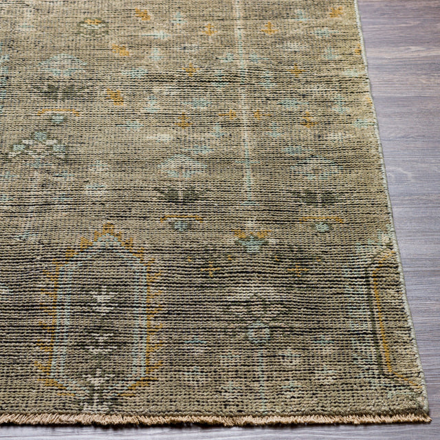 Surya Reign Reg-2302 Sage, Camel, Aqua, Tan Rugs.