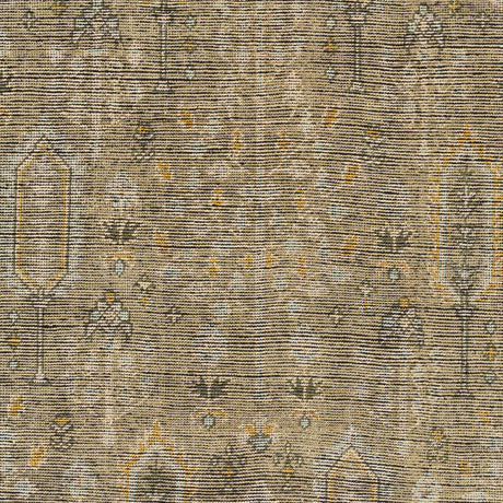 Surya Reign Reg-2302 Sage, Camel, Aqua, Tan Rugs.