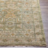 Surya Reign Reg-2303 Sage, Camel, Saffron, Grass Green Rugs.