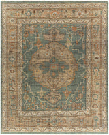 Surya Reign Reg-2304 Dark Green, Khaki, Tan, Dark Brown Rugs.